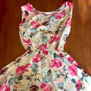 Floral mini dress